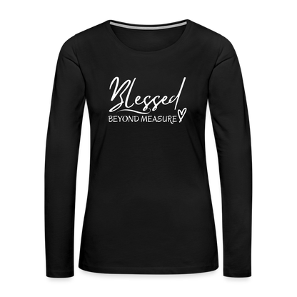 Blessed Beyond Measure Long Sleev - black