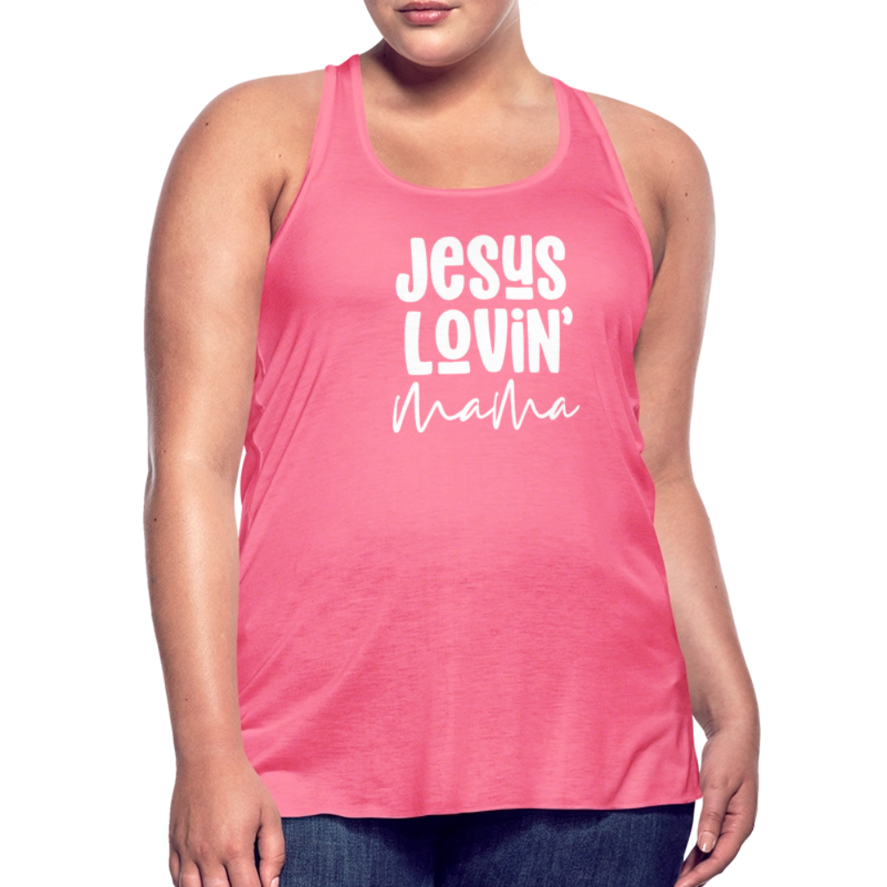 Jesus Lovin' Mama Women's Tank - neon pink