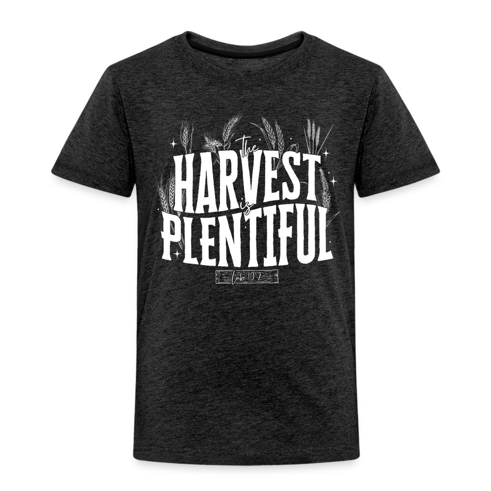 The Harvest is Plentiful (W) Toddler T-Shirt - charcoal grey