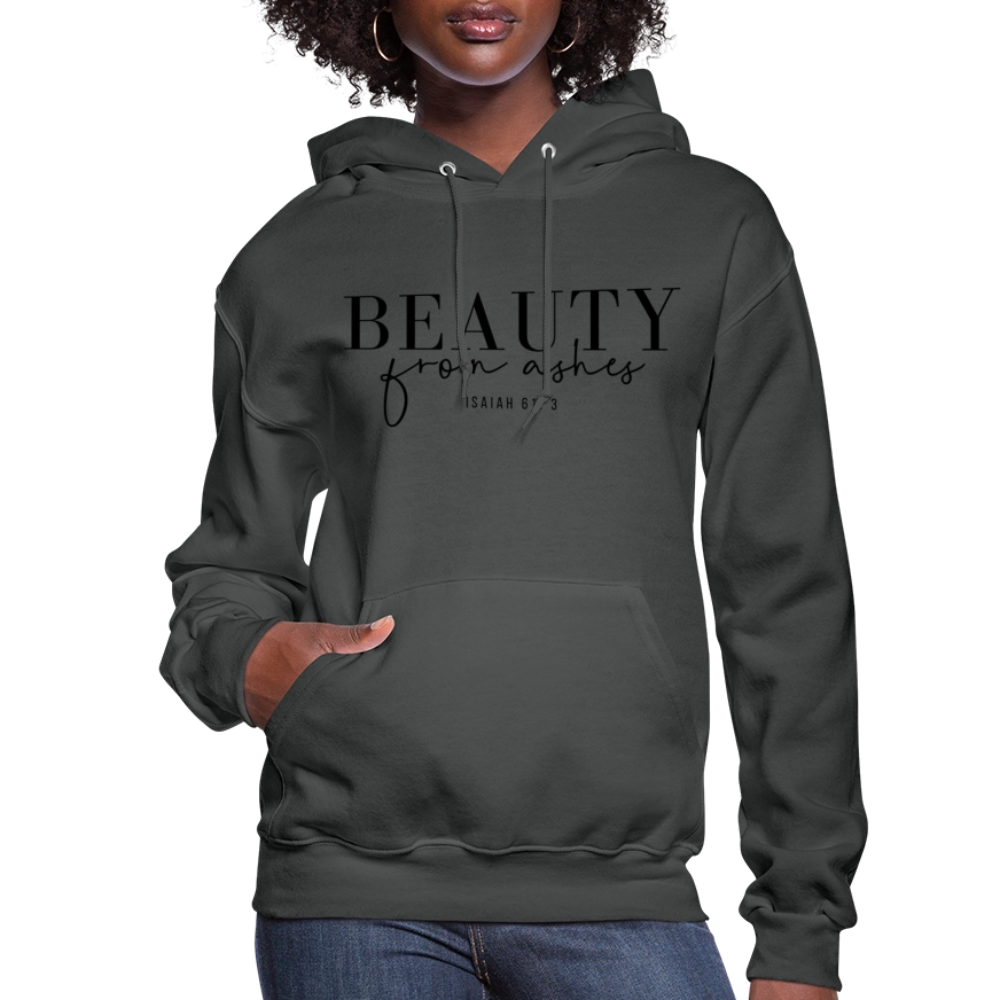 Beauty from Ashes Women's Hoodie - asphalt