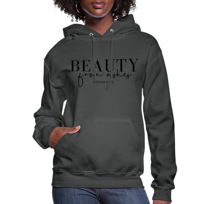 Beauty from Ashes Women's Hoodie - asphalt