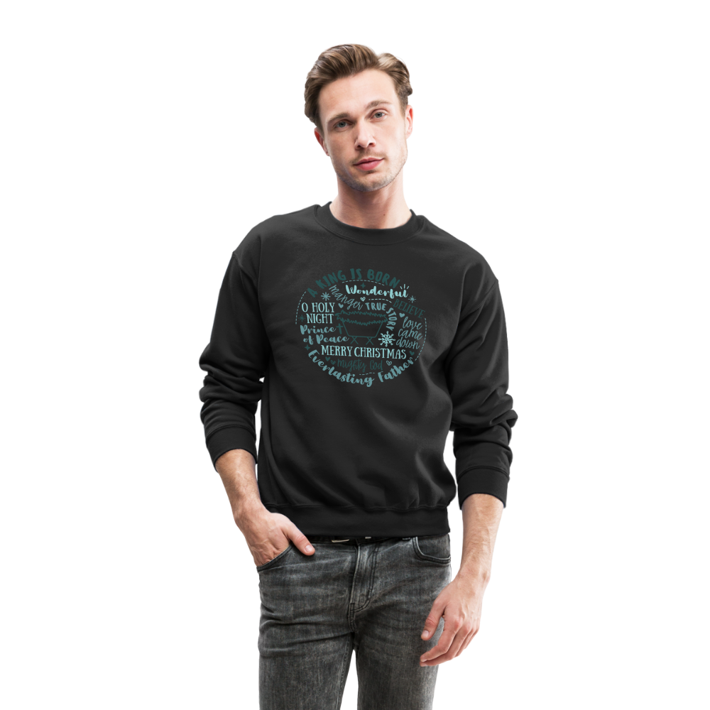 Manger Collage (B) Men's Sweater - black