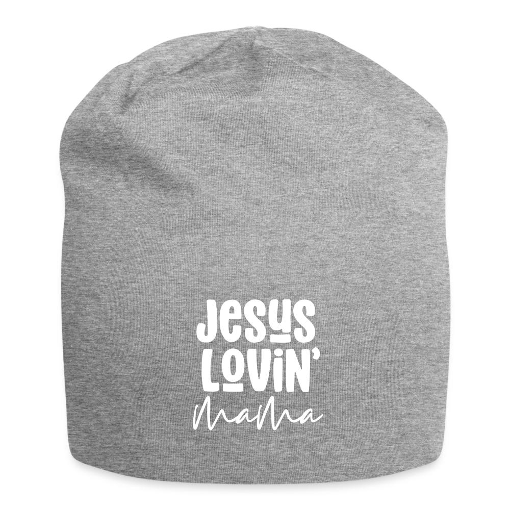 Jesus Lovin Mama Beanie - heather gray