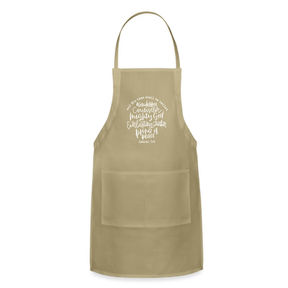 And His Name Shall Be Called Apron - khaki