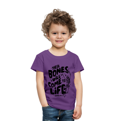 These Bones will Come to Life Toddler T-Shirt - purple