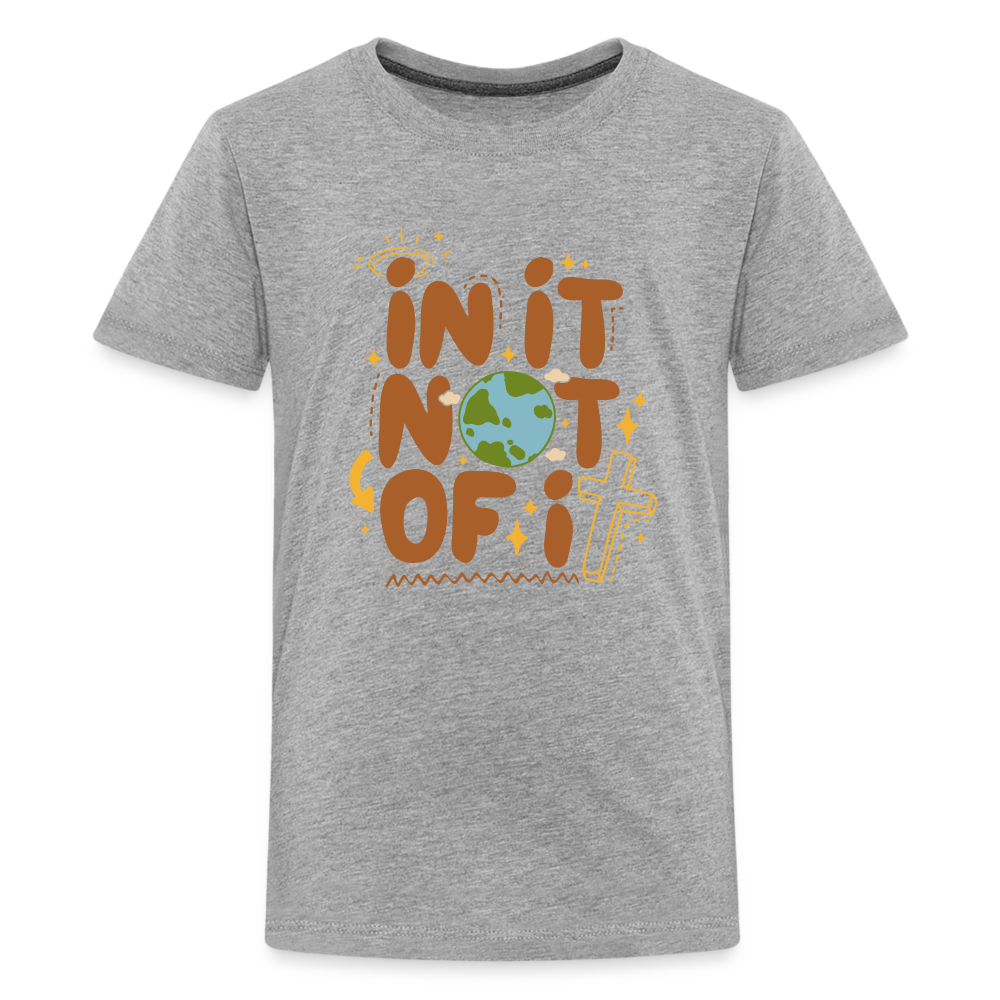 In It Not of It Baby Kid's T-Shirt - heather gray