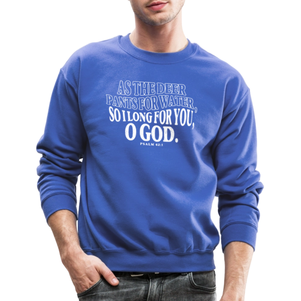 As the Deer Pants for the Water (W) Men's Sweater - royal blue