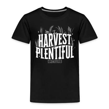 The Harvest is Plentiful (W) Toddler T-Shirt - black