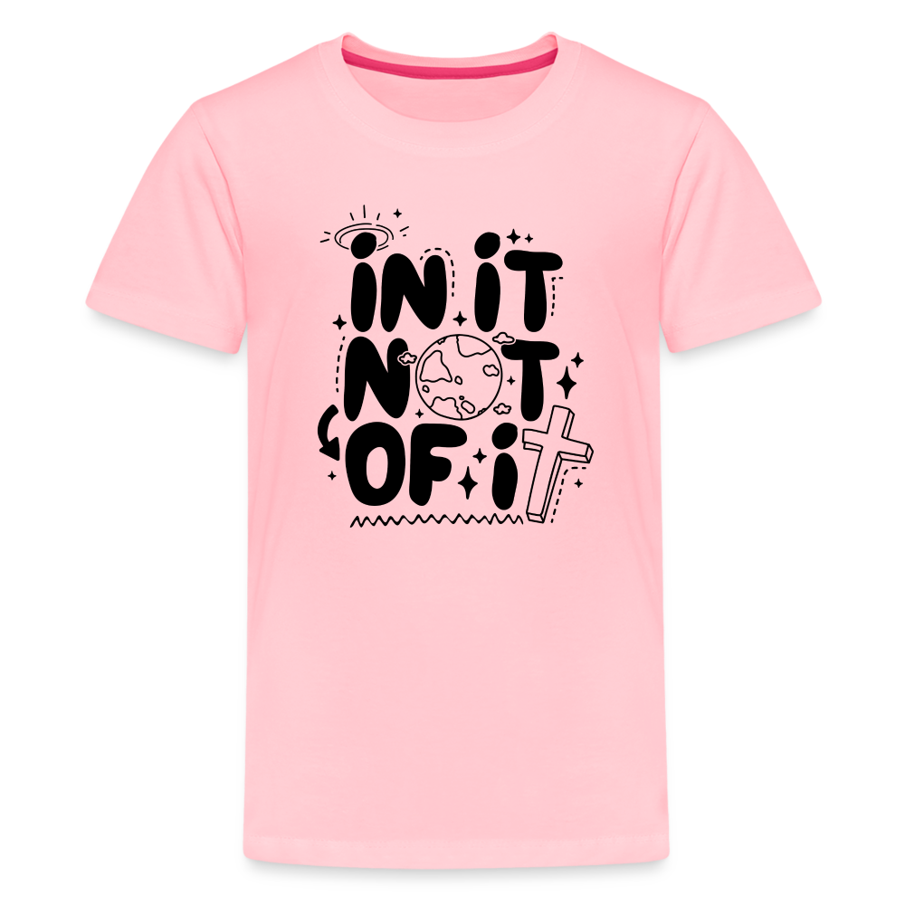 In It Not of It Kid's T-Shirt - pink