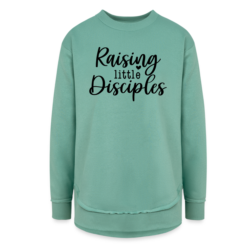 Raising Little Disciples Women's Long Sleeve Weekend Tunic - saltwater