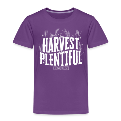 The Harvest is Plentiful (W) Toddler T-Shirt - purple