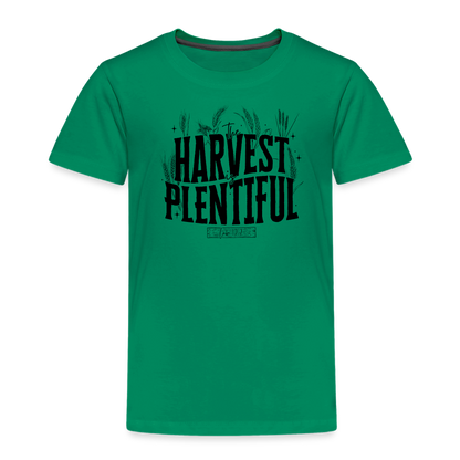 The Harvest is Plentiful Toddler T-Shirt - kelly green