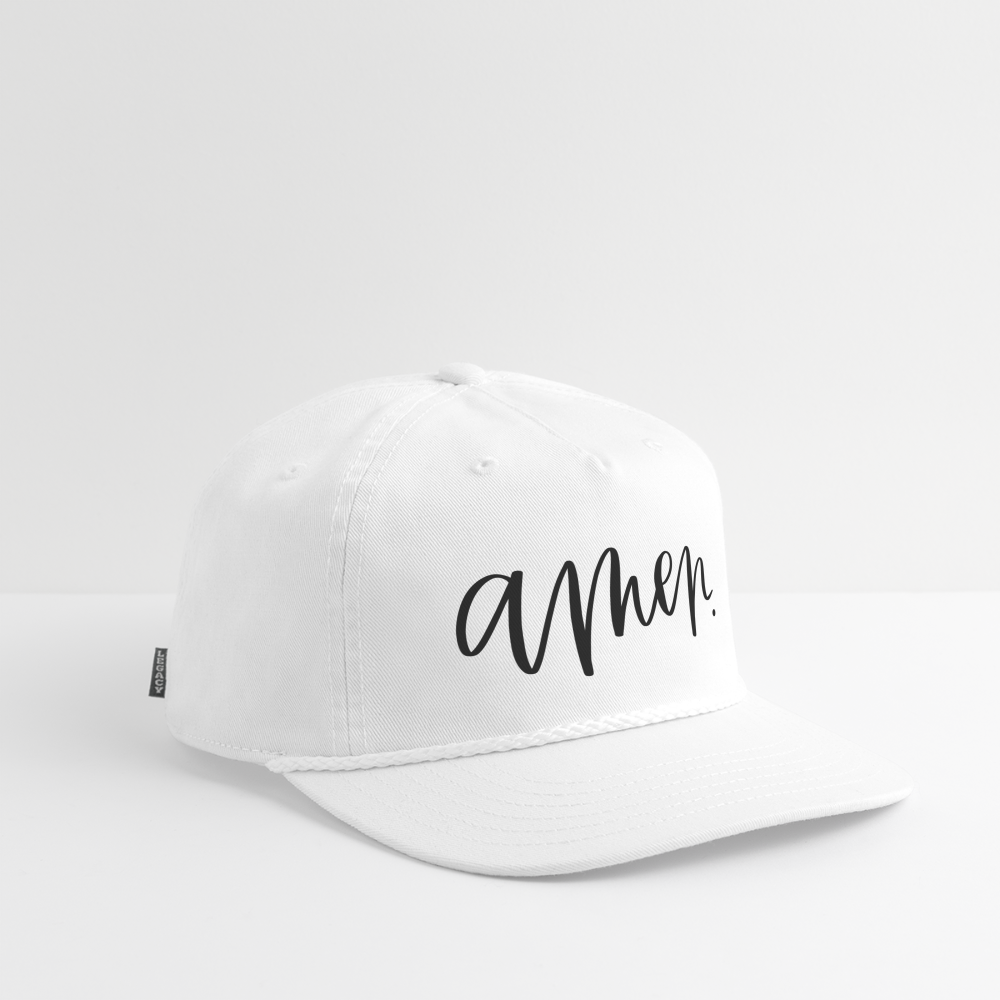 Amen Hat Cap - white