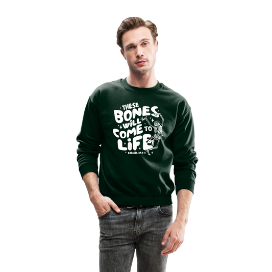 These Bones will Come to Life (W) Men's Sweater - forest green