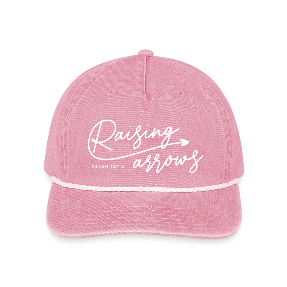 Raising Arrows Hat Cap - washed pink