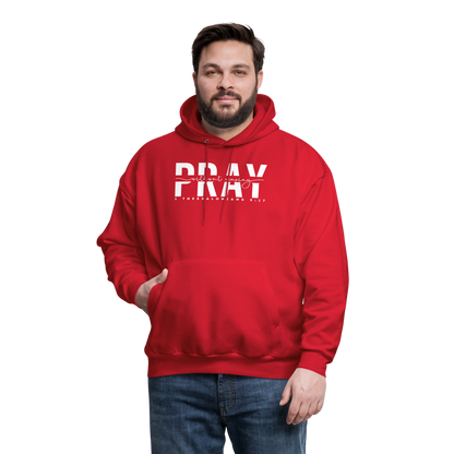 Pray Without Ceasing (W) Men's Hoodie - red