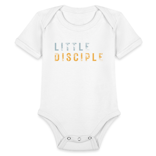 Little Disciple (Color) Baby Onesie Bodysuit - white