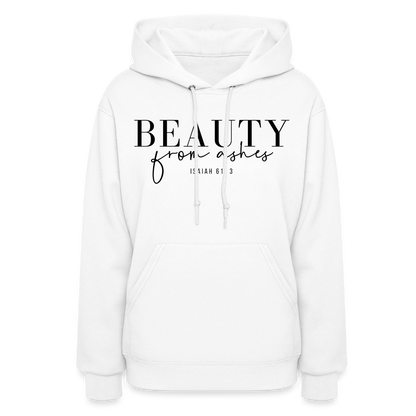 Beauty from Ashes Women's Hoodie - white