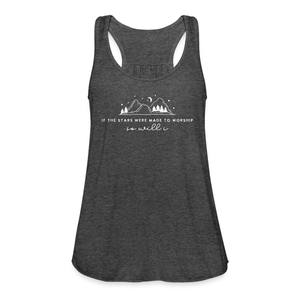 If the Stars Were Made to Worship So Will I Women's Tank - deep heather