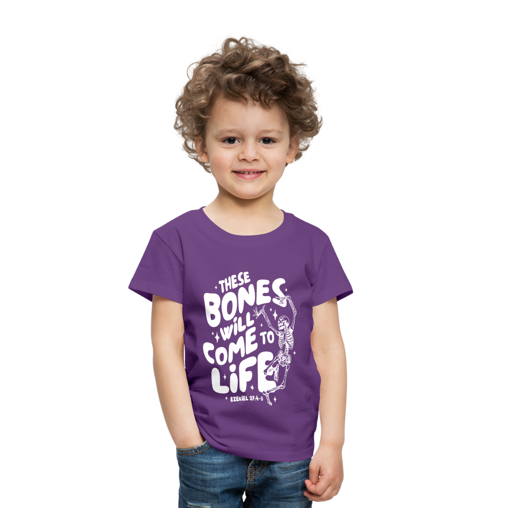 These Bones will Come to Life (W) Toddler T-Shirt - purple