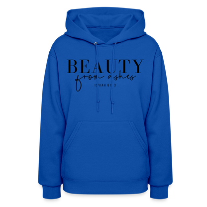 Beauty from Ashes Women's Hoodie - royal blue