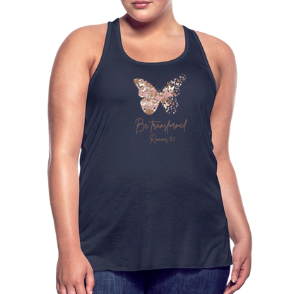 Be Transformed Romans 12:2 Women’s Tank - navy