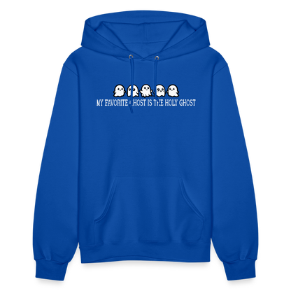 My Favorite Ghost is the Holy Ghost (W) Women's Hoodie - royal blue