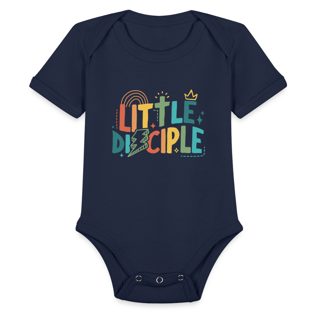 Little Disciple Baby Onesie Bodysuit - dark navy