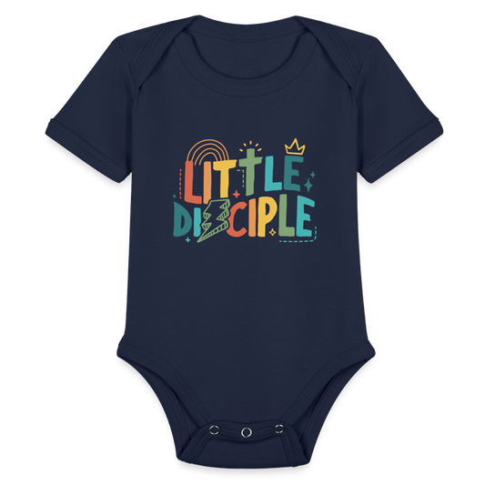 Little Disciple Baby Onesie Bodysuit - dark navy