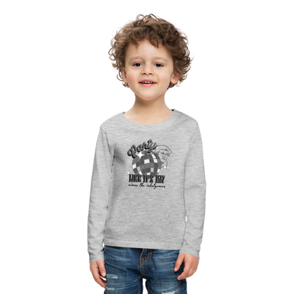 Party Like its 1517 (Color) Reformation Day Kid's Long Sleeve Shirt - heather gray