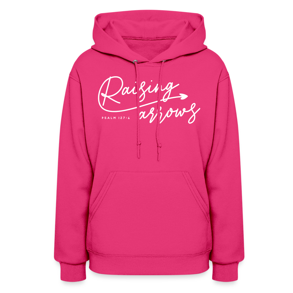 Raising Arrows (W) Women's Hoodie - fuchsia