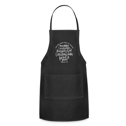 And His Name Shall Be Called Apron - black