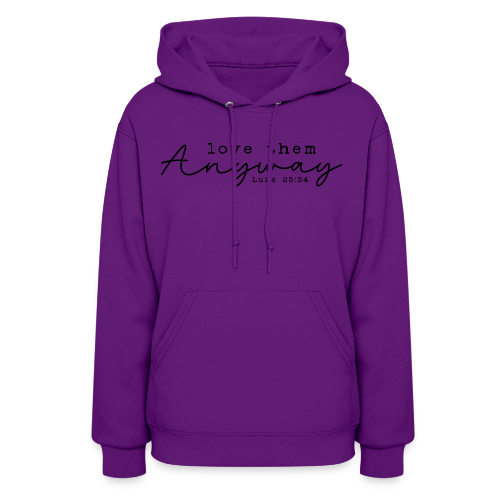 Love Them Anyway Women's Hoodie - purple