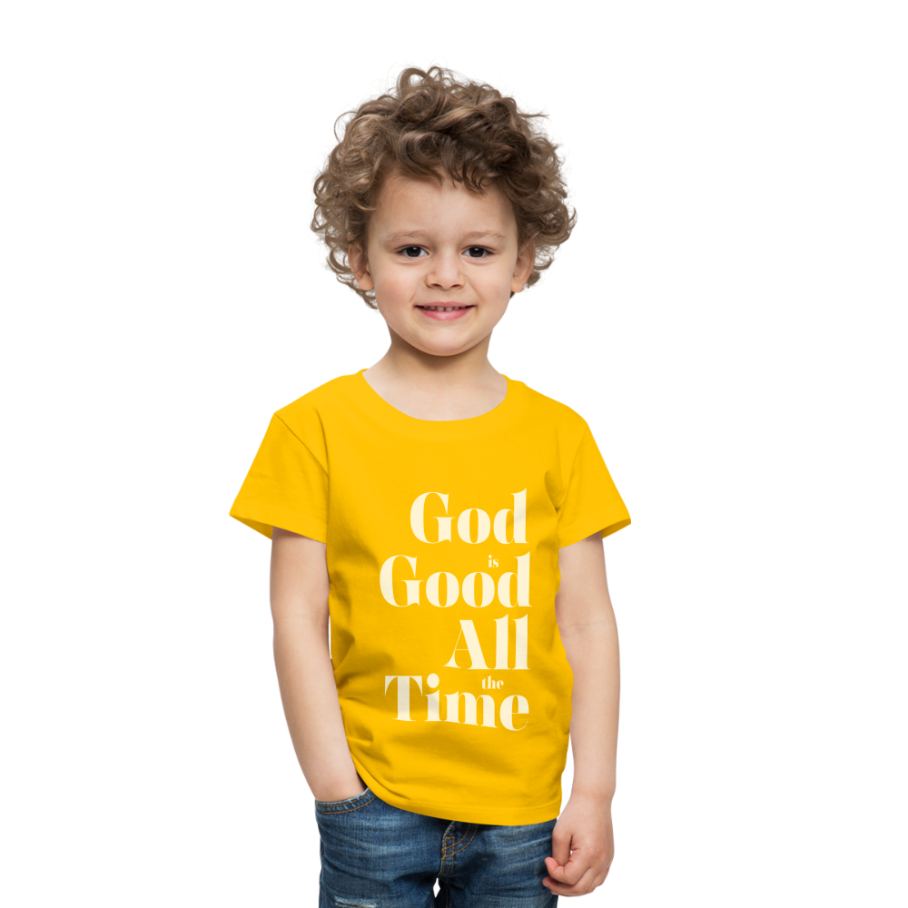 God is Good Toddler Premium T-Shirt - sun yellow