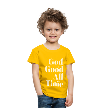 God is Good Toddler Premium T-Shirt - sun yellow