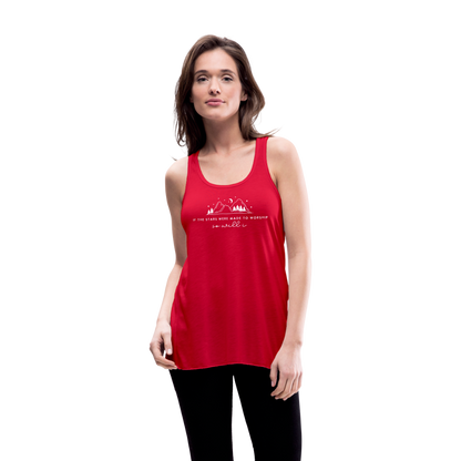 If the Stars Were Made to Worship So Will I Women's Tank - red