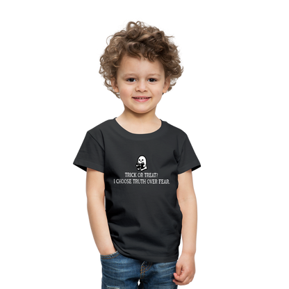 Trick or Treat I Choose Truth (W) Toddler T-Shirt - black