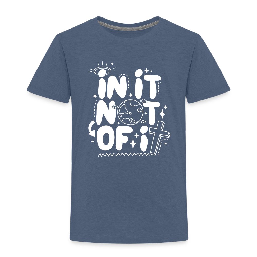 In It Not of It (W) Toddler T-Shirt - heather blue