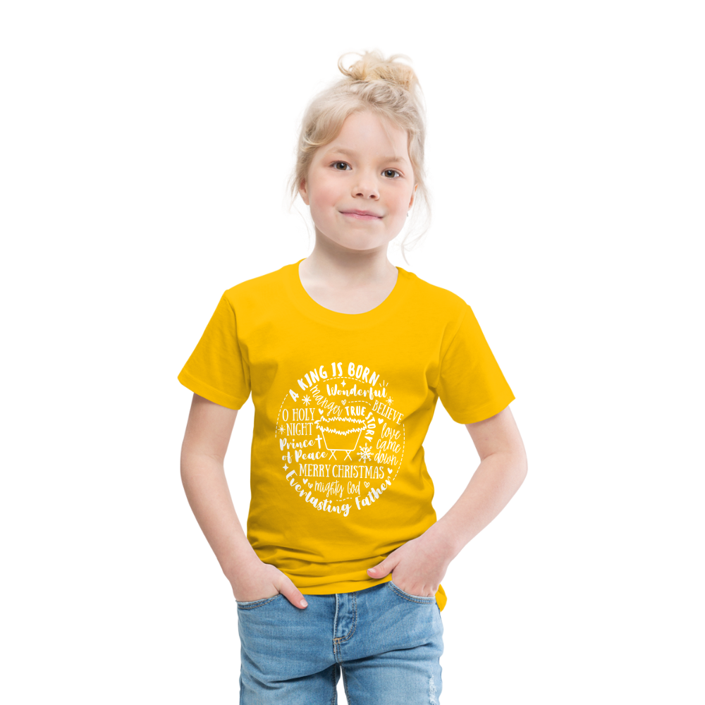 Manger Collage (W) Toddler T-Shirt - sun yellow