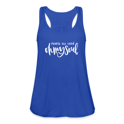 Praise the Lord Oh My Soul Women's Tank - royal blue