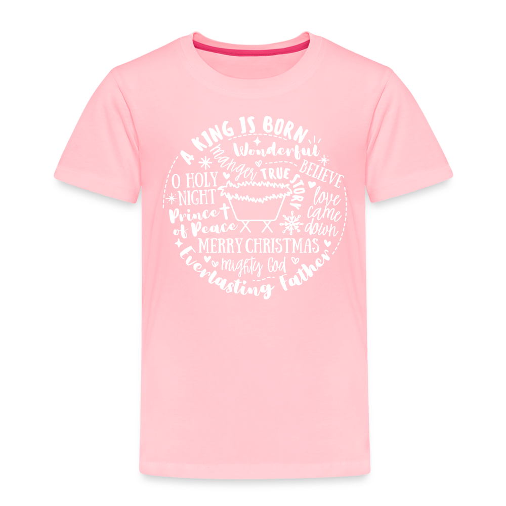 Manger Collage (W) Toddler T-Shirt - pink