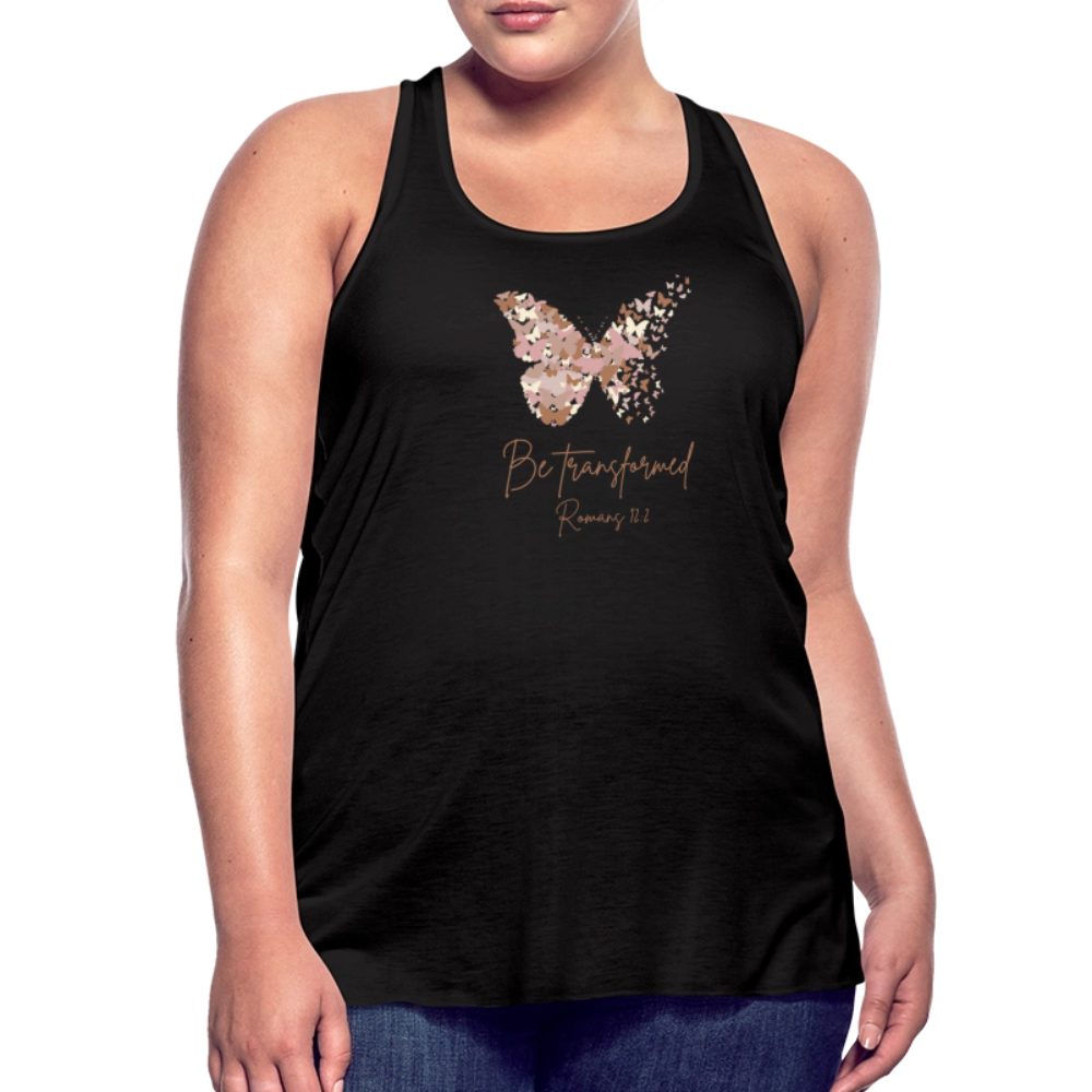 Be Transformed Romans 12:2 Women’s Tank - black