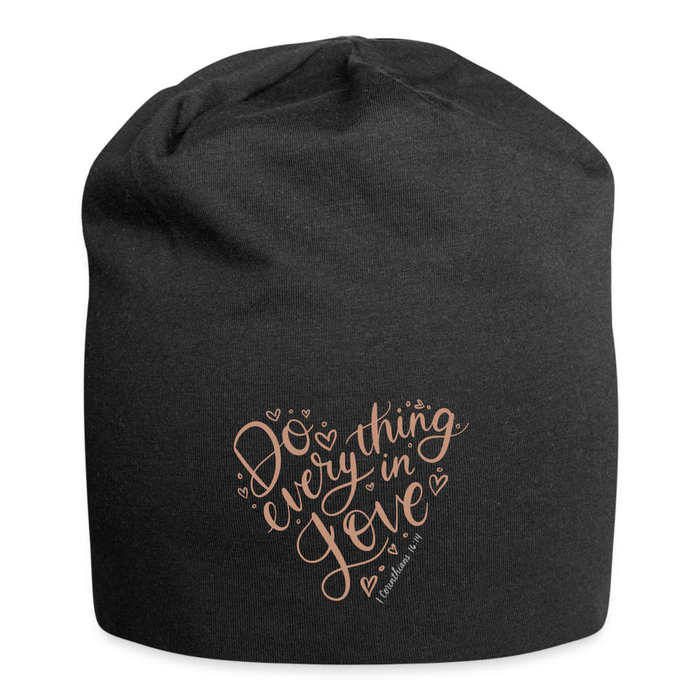 Do Everything in Love Beanie - black