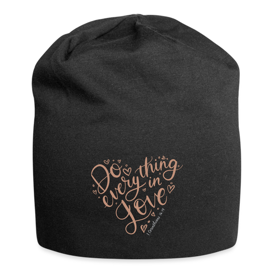 Do Everything in Love Beanie - black