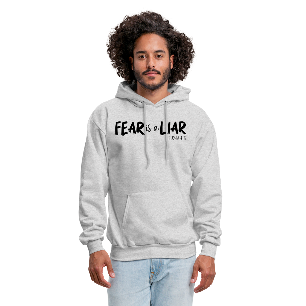 Fear is a Liar Men's Hoodie - ash 