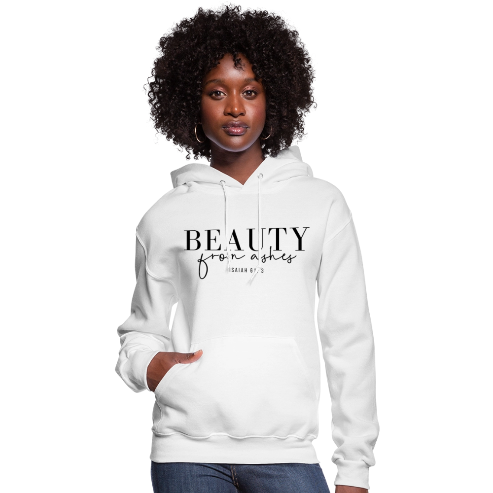 Beauty from Ashes Women's Hoodie - white