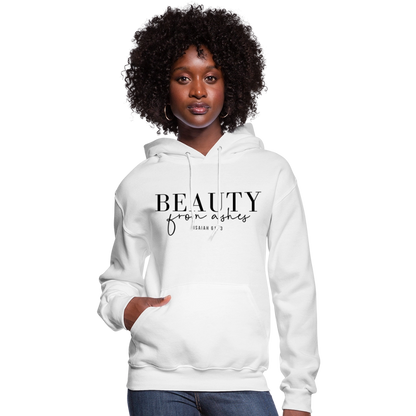 Beauty from Ashes Women's Hoodie - white