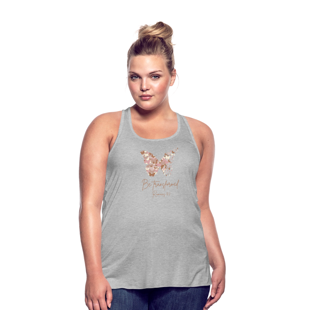 Be Transformed Romans 12:2 Women’s Tank - heather gray