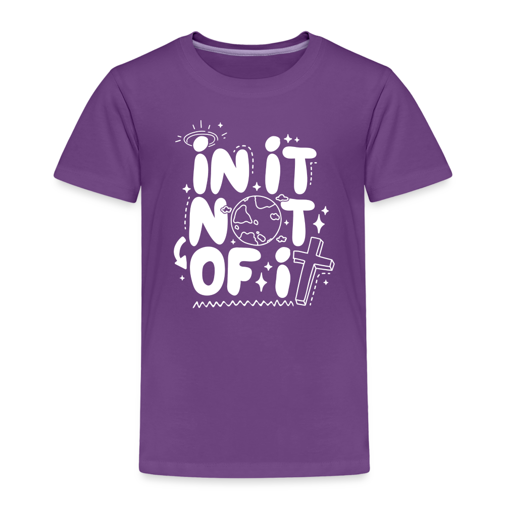 In It Not of It (W) Toddler T-Shirt - purple