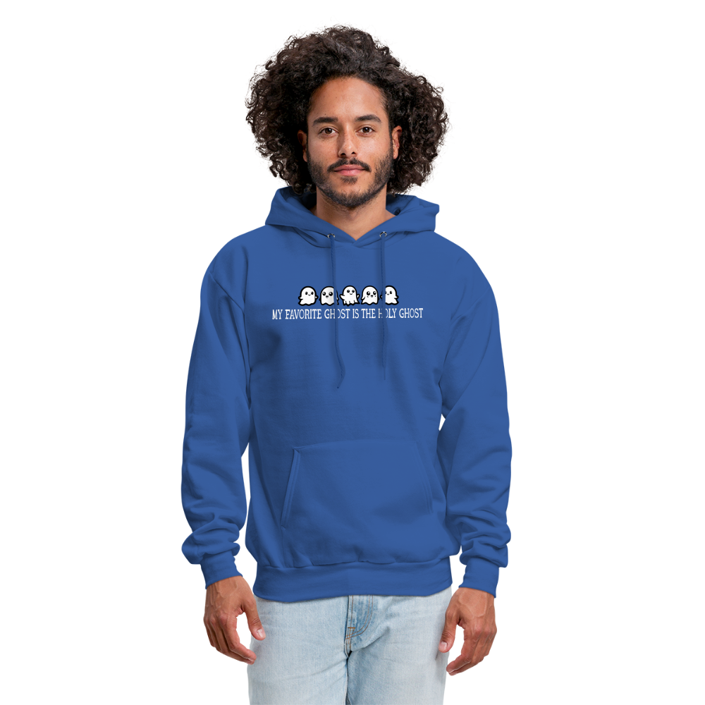 My Favorite Ghost is the Holy Ghost (W) Men's Hoodie - royal blue